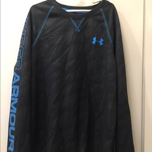 Boys Under Armour Long Sleeve Shirt Loose Fit